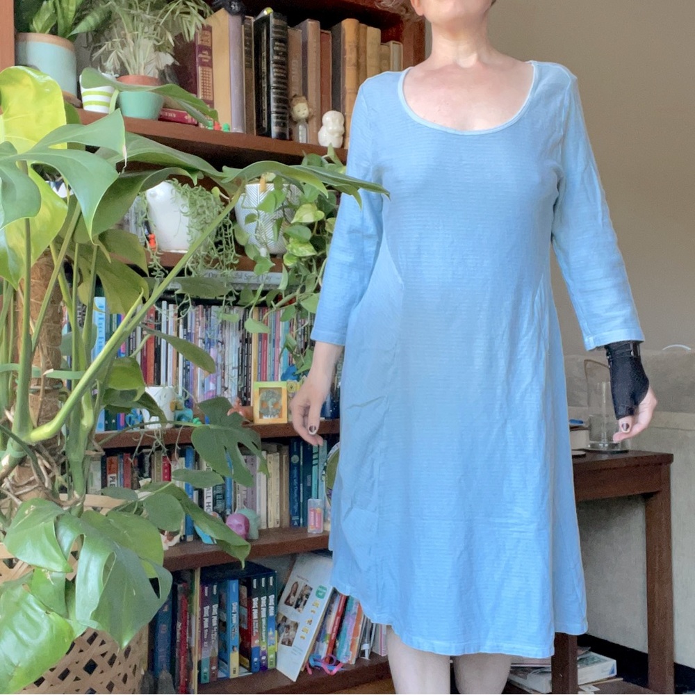 Soft Surroundings blue tent dress